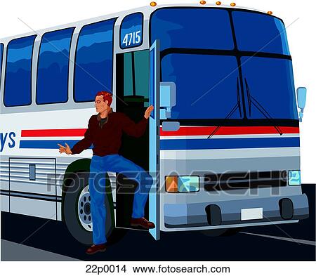Clipart - on parole-leaving town. Fotosearch