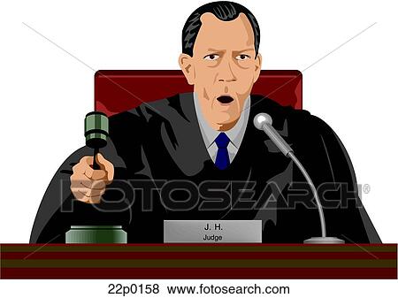 Clip Art - order in the court. Fotosearch