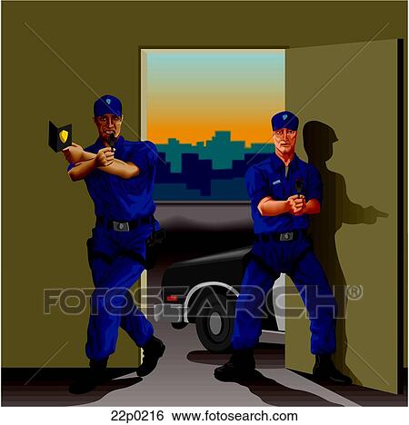 police storming in View Large Clip Art Graphic Clip Art - police storming in. Fotosearch