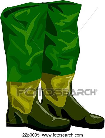 Clipart - rescue-rubber boots. Fotosearch