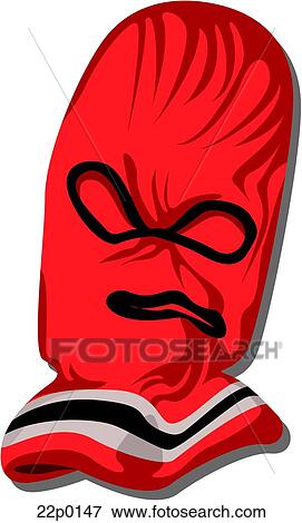 Clip Art - snowmask. Fotosearch
