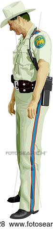 Clip Art - state trooper. Fotosearch
