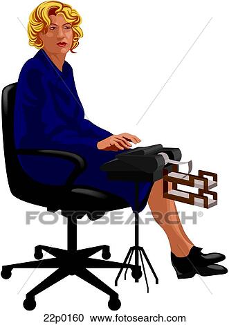 stenographer View Large Clip Art Graphic Clipart - stenographer. Fotosearch