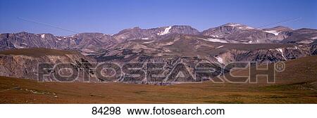 Stock Photo - Beartooth Mountains Custer National Forest MT. Fotosearch