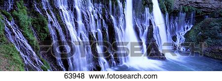 Stock Photo - Burney Falls McArthur Burney Falls Memorial State Park CA USA. Fotosearch