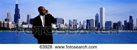 Businessman Chicago IL USA View Large Photo Image Stock Photo - Businessman Chicago IL USA. Fotosearch