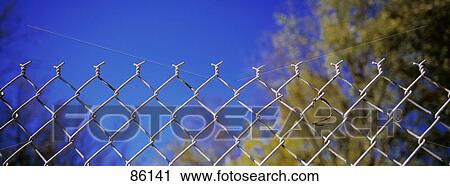 Chain Link Fence Detail View Large Photo Image Stock Image - Chain Link Fence Detail. Fotosearch