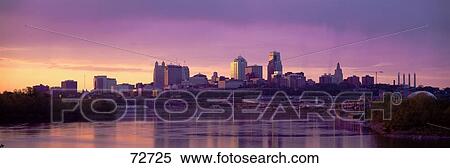Dawn Kansas City MO View Large Photo Image Stock Photography - Dawn Kansas City MO . Fotosearch