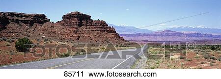Desert Road UT View Large Photo Image Stock Image - Desert Road UT. Fotosearch
