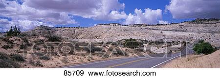 Stock Photo - Desert Road UT. Fotosearch