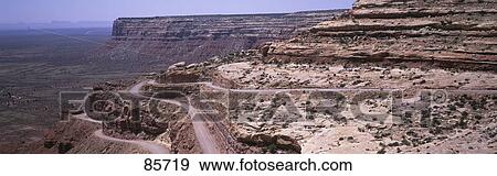 Desert Road UT View Large Photo Image Stock Photo - Desert Road UT. Fotosearch