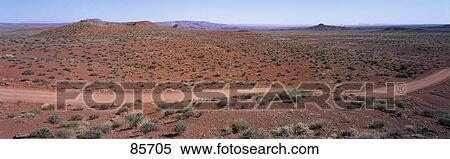 Stock Photography - Desert Road Valley of the Gods UT. Fotosearch