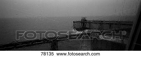 Ferry in Rain Seattle WA View Large Photo Image Stock Photography - Ferry in Rain Seattle WA. Fotosearch
