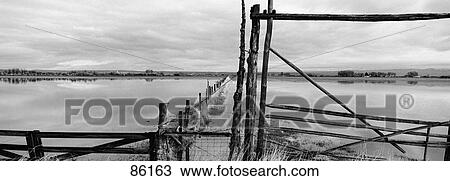 Stock Image - Flooded Field Burns OR. Fotosearch