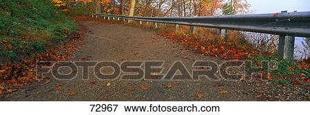 Stock Photo - Gravel Road Grand Rapids MI USA. Fotosearch