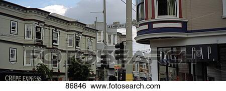 Haight Ashbury District San Francisco CA View Large Photo Image Stock Photograph - Haight Ashbury District San Francisco CA. Fotosearch