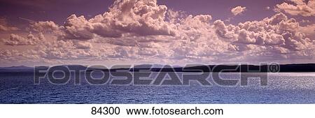 Lake Yellowstone Yellowstone National Park WY View Large Photo Image Stock Image - Lake Yellowstone Yellowstone National Park WY. Fotosearch