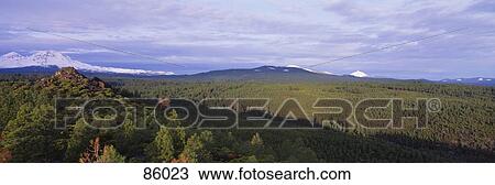 Stock Image - Mountainscape Deschutes National Forest OR. Fotosearch