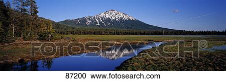 Mt Bachelor OR View Large Photo Image Stock Image - Mt Bachelor OR. Fotosearch