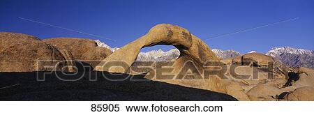 Natural Arch Eastern Sierra Range CA View Large Photo Image Stock Photography - Natural Arch Eastern Sierra Range CA. Fotosearch