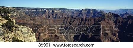 Stock Image - North Rim of Grand Canyon Grand Canyon National Park AZ. Fotosearch