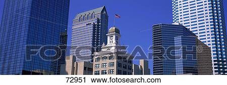 Stock Image - Old City Hall Cityscape Tampa FL. Fotosearch