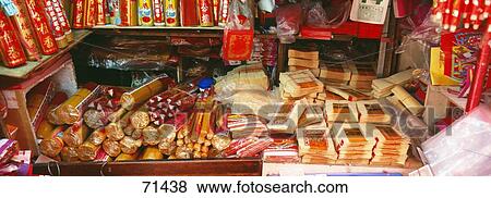 Prayer and Blessings Supplies Shaukeiwan Market Hong Kong View Large Photo Image Stock Photo - Prayer and Blessings Supplies Shaukeiwan Market Hong Kong. Fotosearch