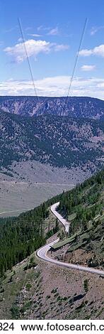 Picture - Road Beartooth Highway MT. Fotosearch