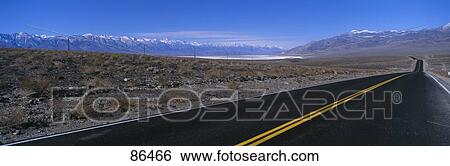 Stock Photograph - Road Owens River Valley CA. Fotosearch