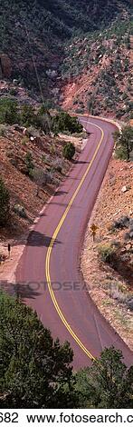 Road Zion Canyon Zion National Park UT USA View Large Photo Image Stock Image - Road Zion Canyon Zion National Park UT USA. Fotosearch