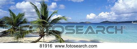 Stock Photograph - Salomon Beach US Virgin Islands. Fotosearch