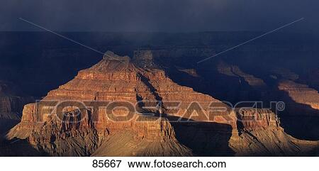 Stock Photo - Storm Clouds Over Grand Canyon AZ. Fotosearch