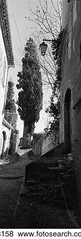 Stock Photo - Street Scene Sauve France. Fotosearch