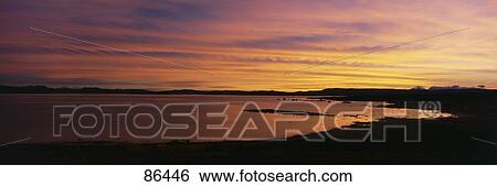 Stock Photograph - Sunrise Mono Lake CA. Fotosearch