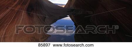 Stock Photo - The Wave Navajo Sandstone Formation Vermilion Cliffs Wilderness AZ. Fotosearch
