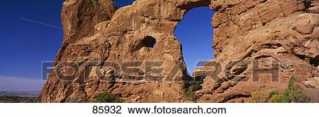 Stock Image - Turret Arch Arches National Park UT. Fotosearch
