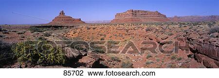 Stock Image - Valley of the Gods UT. Fotosearch