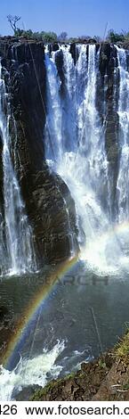 Stock Photograph - Victoria Falls Zimbabwe Africa. Fotosearch