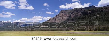 Yellowstone National Park Lamar Valley Yellowstone National Park WY View Large Photo Image Stock Photo - Yellowstone National Park Lamar Valley Yellowstone National Park WY. Fotosearch