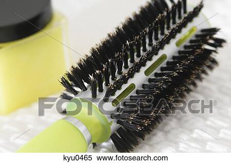 Close-up of a hairbrush View Large Photo Image Stock Photography - Close-up of a hairbrush. Fotosearch