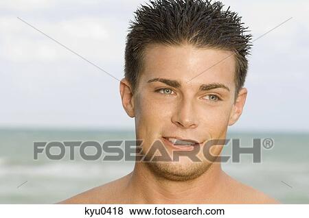 Stock Photo - Close-up of a man. Fotosearch