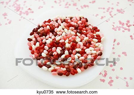 Close-up of colorful jellybeans in a bowl View Large Photo Image Stock Photography - Close-up of colorful jellybeans in a bowl. Fotosearch