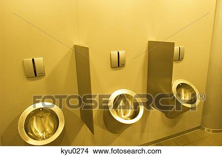 Interiors of an urinal View Large Photo Image Picture - Interiors of an urinal. Fotosearch