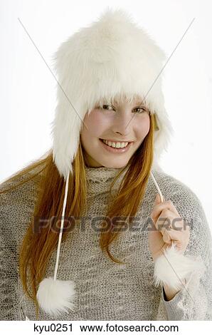 Portrait of a young woman smiling View Large Photo Image Stock Image - Portrait of a young woman smiling. Fotosearch