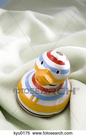 Stock Photography - Rubber duck, close-up. Fotosearch