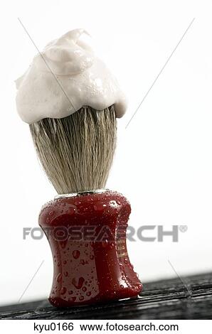 Shaving brush and cream View Large Photo Image Stock Photograph - Shaving brush and cream. Fotosearch