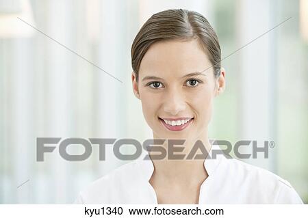 Portrait of a female doctor View Large Photo Image Stock Image - Portrait of a female doctor. Fotosearch