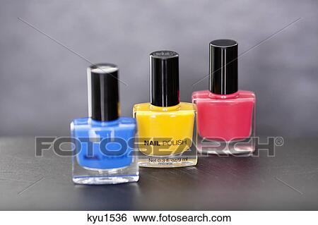 Bottles of nail polish View Large Photo Image Stock Photograph - Bottles of nail polish. Fotosearch