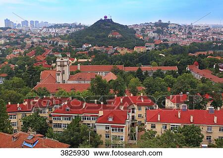 Asia, China, Shandong Province, Qingdao. Signal Hill park View Large Photo Image Stock Image - Asia, China, Shandong Province, Qingdao. Signal Hill park. Fotosearch