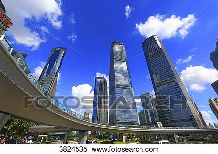 Asia, China, Shanghai.. Lujiazui. Pudong View Large Photo Image Stock Photography - Asia, China, Shanghai.. Lujiazui. Pudong. Fotosearch